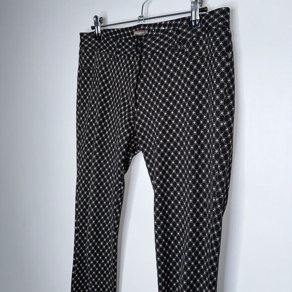 J. McLaughlin Women’s Becca Ponte Knit Jeggings Geometric Print Size 4 - Picture 2 of 5